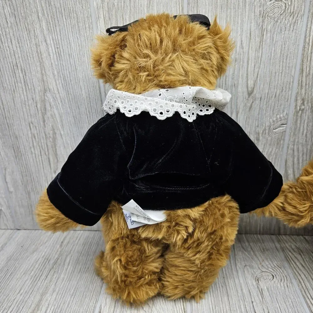 Vintage Knickerbocker Bear Co Teddy Bear Pair New Generation Collection 1995 Tag